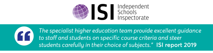 International College ISI inspection report on careers provision