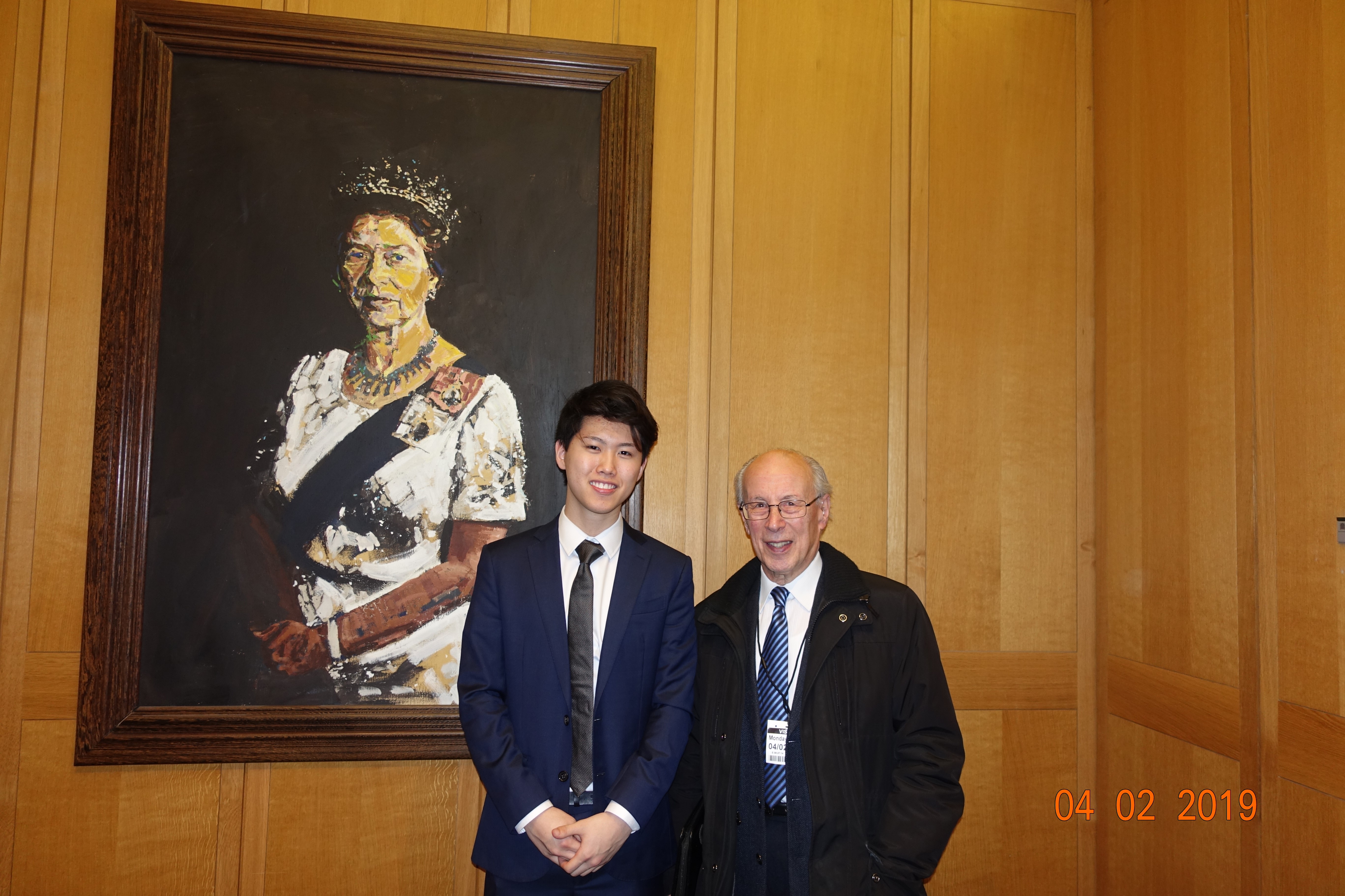 Nicholas Zhang in houses of parliament