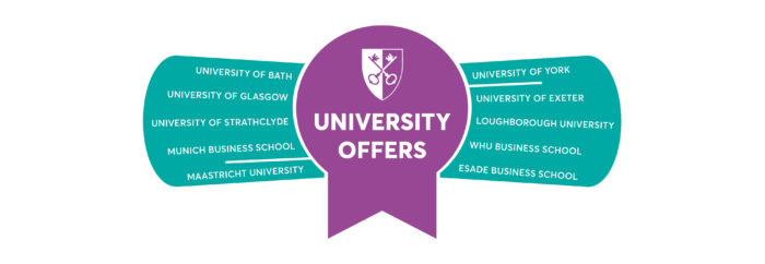 University offers in 2021